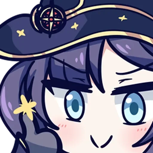 👍 Стикер «Mona Genshin Impact» для Telegram