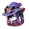 🥺 Эмодзи «Mona Genshin» для Telegram