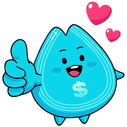 🥰 Эмодзи «Money Rain» для Telegram