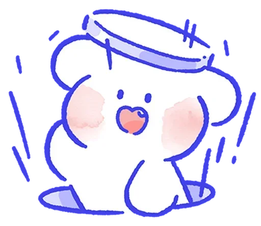 Стикерпак lovely mongmong для Telegram — скачать