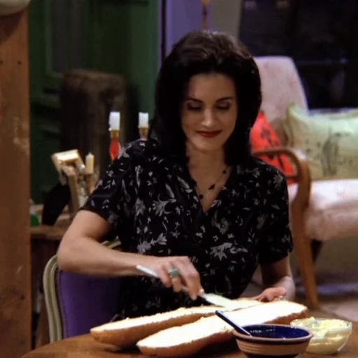 👚 Стикер «Courteney Cox» для Telegram