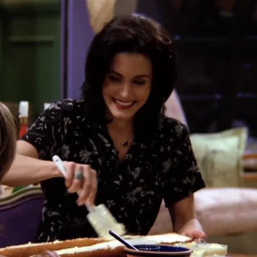 👚 Стикер «Courteney Cox» для Telegram