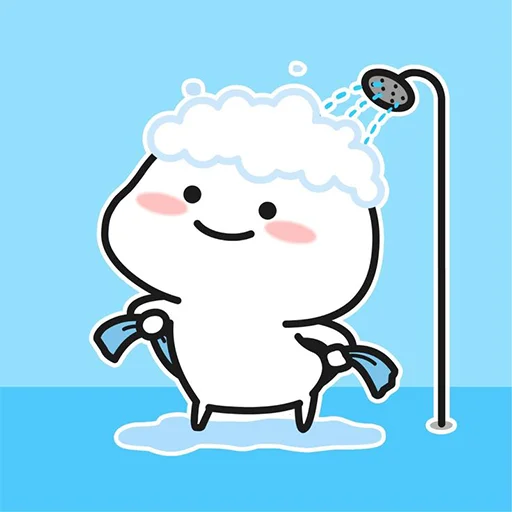 🛁 Стикер «Qu» для Telegram