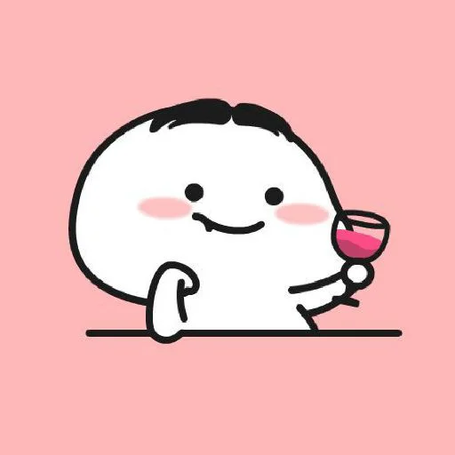 🍷 Стикер «Qu» для Telegram