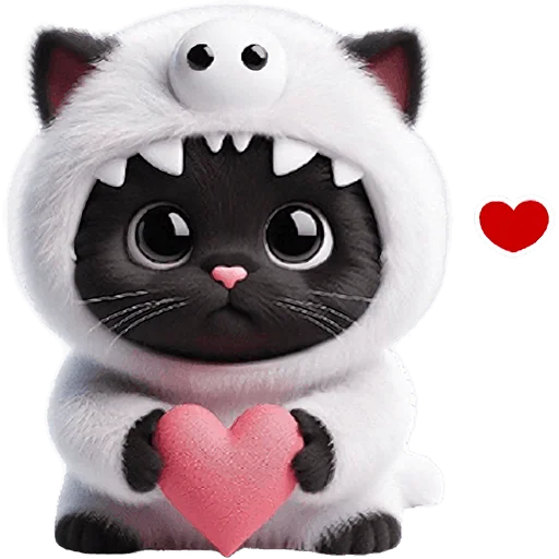 🫶 Стикер «Монстры котики 3» для Telegram