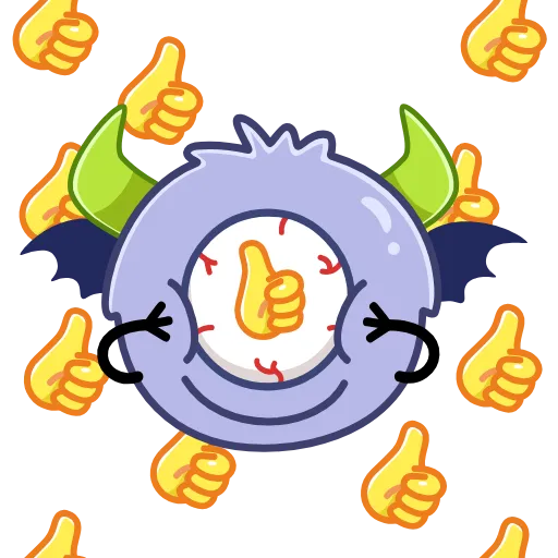 👍 Стикер «Монстрик» для Telegram