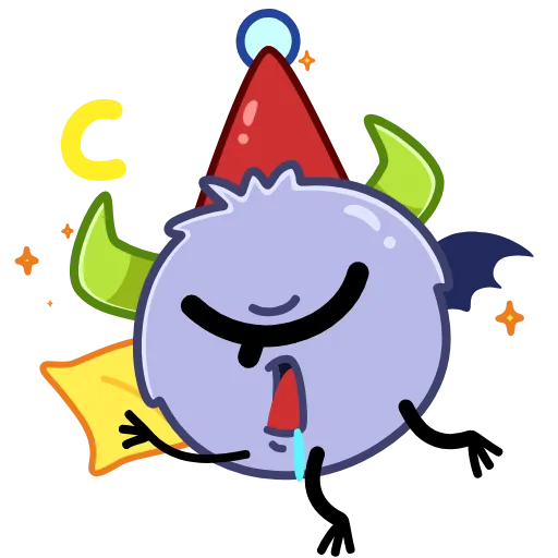 😴 Стикер «Монстрик» для Telegram