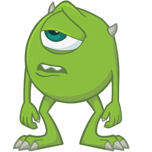 😞 Эмодзи «Monsters Inc.» для Telegram
