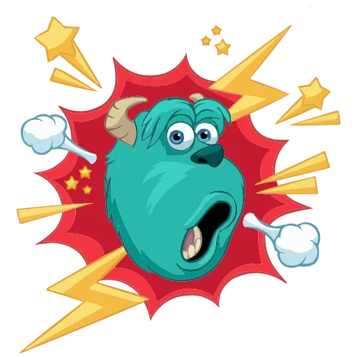😮‍💨 Эмодзи «Monsters Inc.» для Telegram