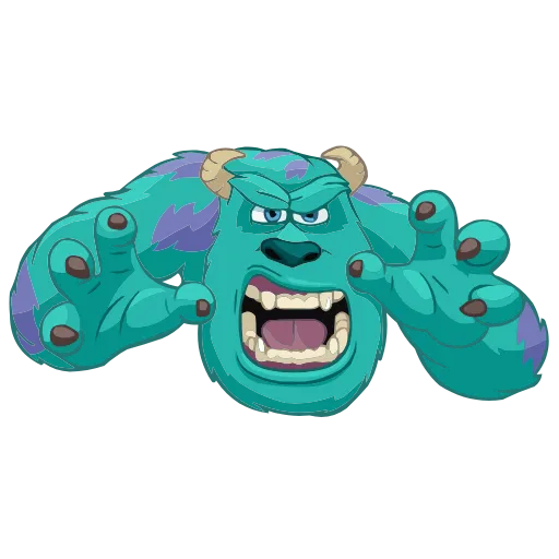 😈 Эмодзи «Monsters Inc.» для Telegram