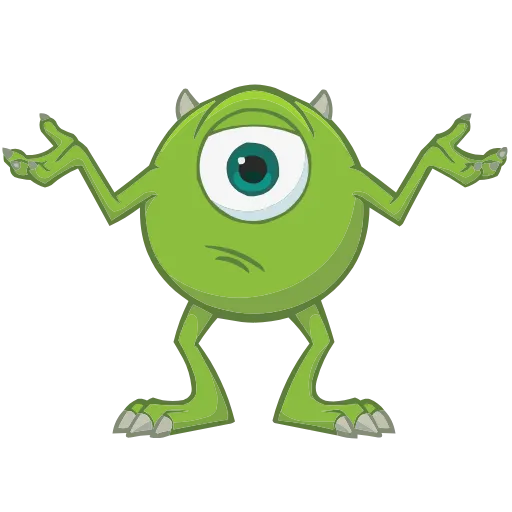🤷‍♂️ Эмодзи «Monsters Inc.» для Telegram