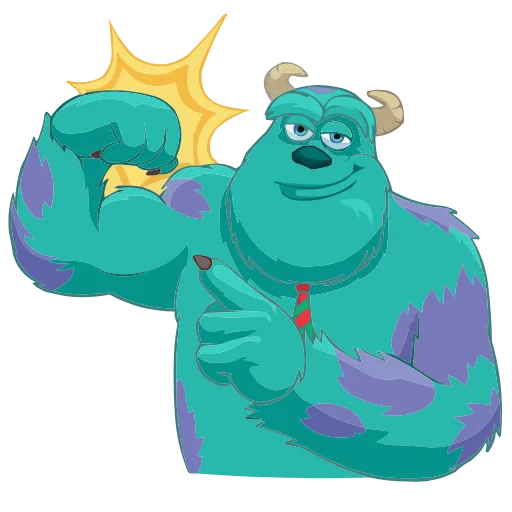 💪 Эмодзи «Monsters Inc.» для Telegram