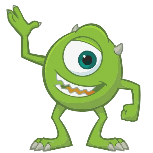 Стикерпак Monsters Inc. для Telegram