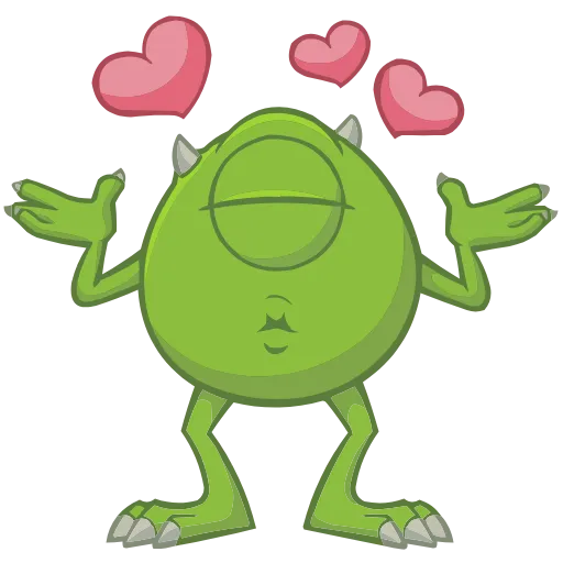 😘 Эмодзи «Monsters Inc.» для Telegram