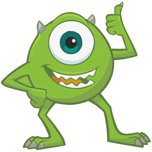 👍 Эмодзи «Monsters Inc.» для Telegram