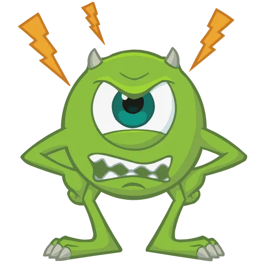 😠 Эмодзи «Monsters Inc.» для Telegram
