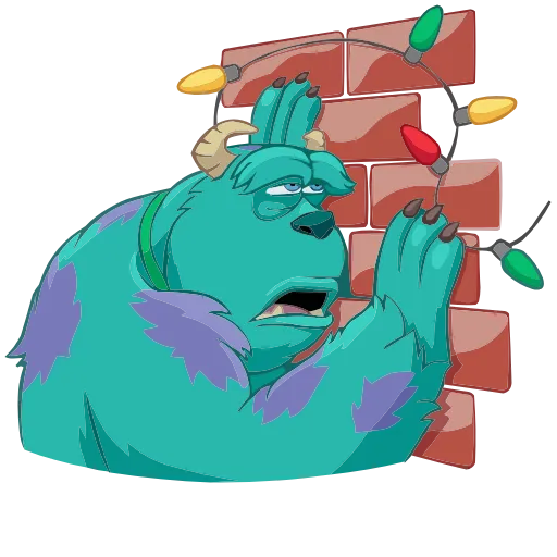 🥴 Эмодзи «Monsters Inc.» для Telegram