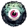👁 Эмодзи «Monsters Face» для Telegram