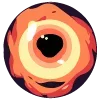 👁 Эмодзи «Monsters Face» для Telegram