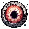 👁 Эмодзи «Monsters Face» для Telegram