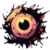 👁 Эмодзи «Monsters Face» для Telegram
