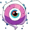 👁 Эмодзи «Monsters Face» для Telegram