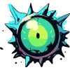 👁 Эмодзи «Monsters Face» для Telegram