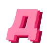 🌺 Эмодзи «Montserrat Pink - розовый шрифт» для Telegram