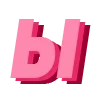 🌺 Эмодзи «Montserrat Pink - розовый шрифт» для Telegram