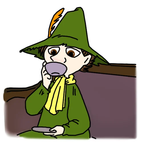 ☕ Стикер «MOOMIN» для Telegram