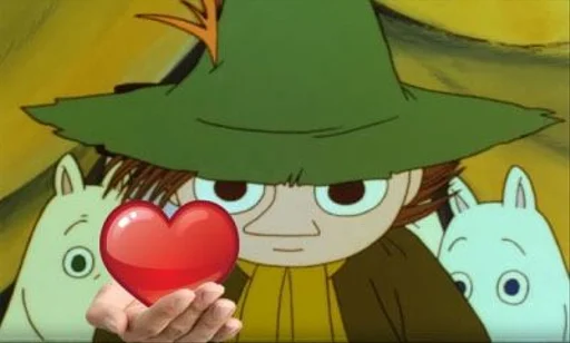 🫦 Стикер «Moomin Fuck Mode» для Telegram