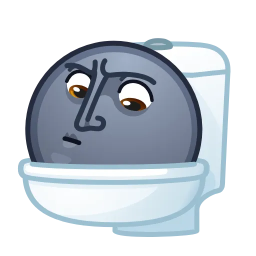 🚽 Эмодзи «Moon Emoji» для Telegram