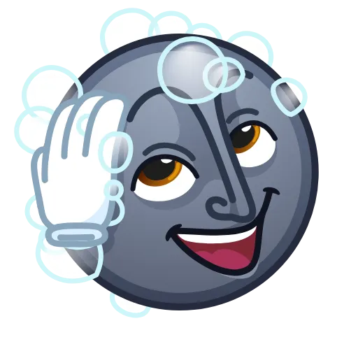 🛀 Эмодзи «Moon Emoji» для Telegram