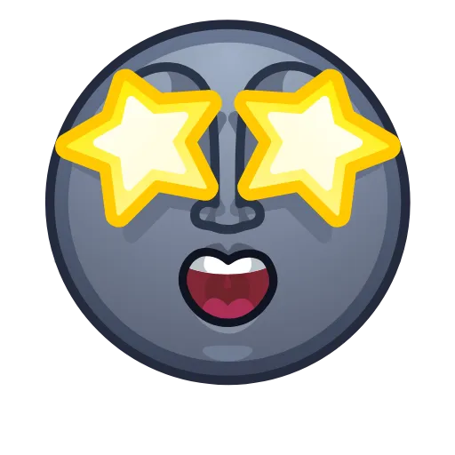 🤩 Эмодзи «Moon Emoji» для Telegram