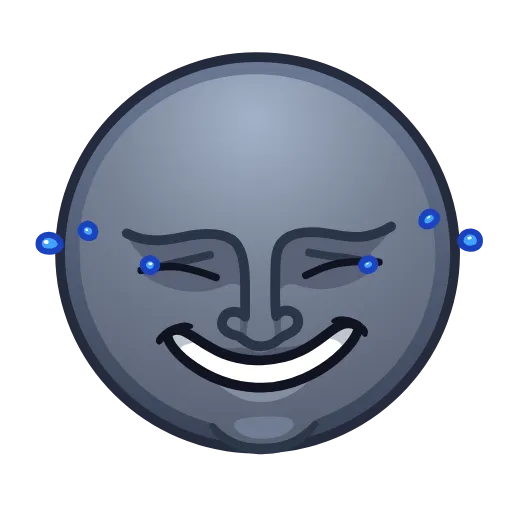 😂 Эмодзи «Moon Emoji» для Telegram