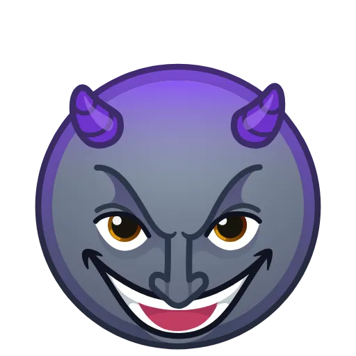 😈 Эмодзи «Moon Emoji» для Telegram