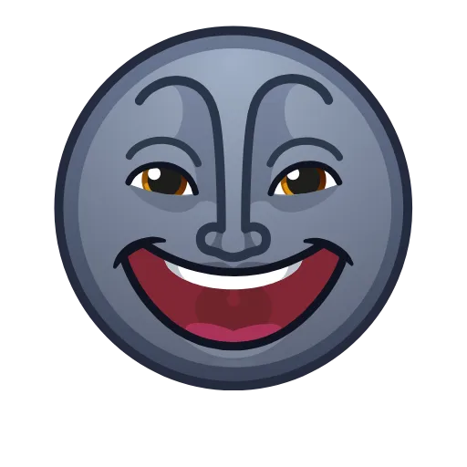 Эмодзи Moon Emoji для Telegram — скачать