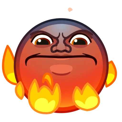 🤬 Эмодзи «Moon Emoji» для Telegram