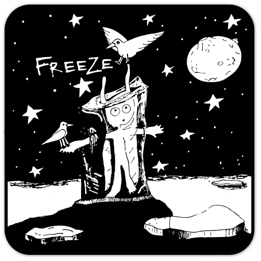 🥶 Стикер «Moonlight» для Telegram