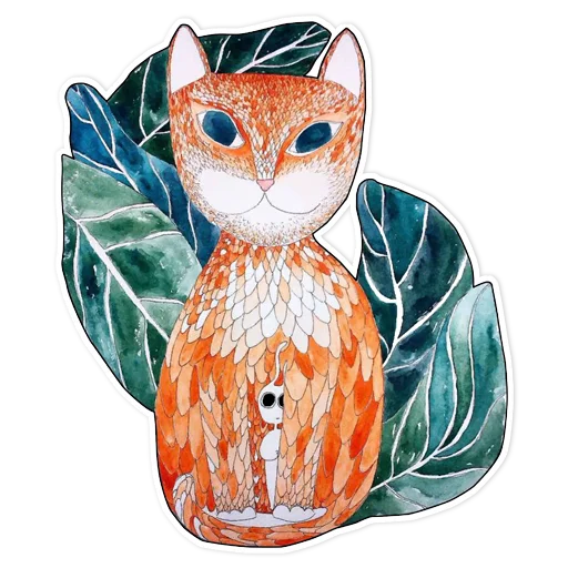 🐱 Стикер «Moonlight» для Telegram