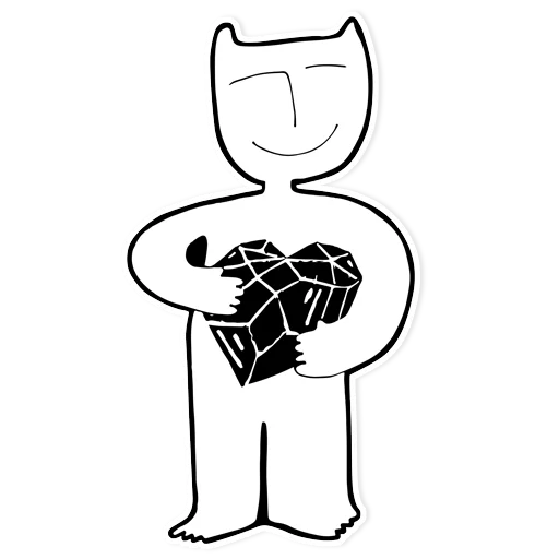 ❤️ Стикер «Moonlight» для Telegram