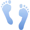 👣 Эмодзи «blue core aesthetic» для Telegram