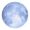 🌕 Эмодзи «blue core aesthetic» для Telegram