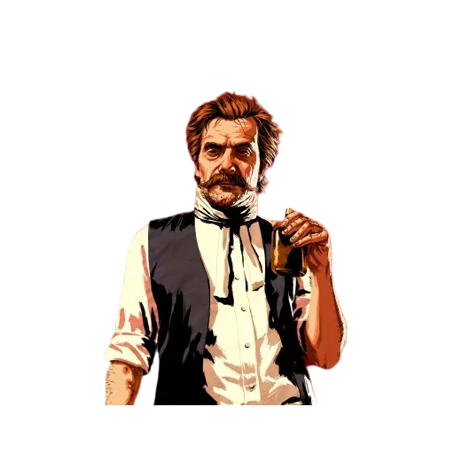 😒 Стикер «Arthur Morgan RDR2» для Telegram