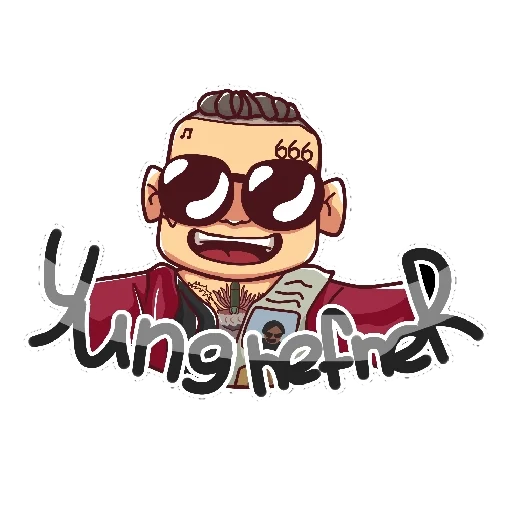 🤤 Стикер «Yung HefneR» для Telegram