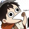 👻 Эмодзи «Mori On the Way to See Mom» для Telegram