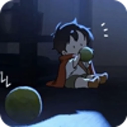 😪 Эмодзи «Mori On the Way to See Mom» для Telegram