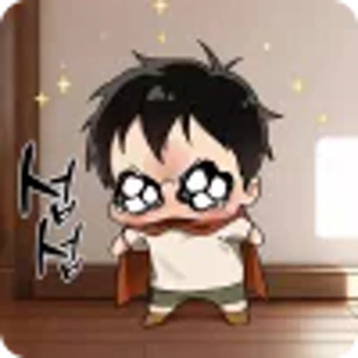 😭 Эмодзи «Mori On the Way to See Mom» для Telegram