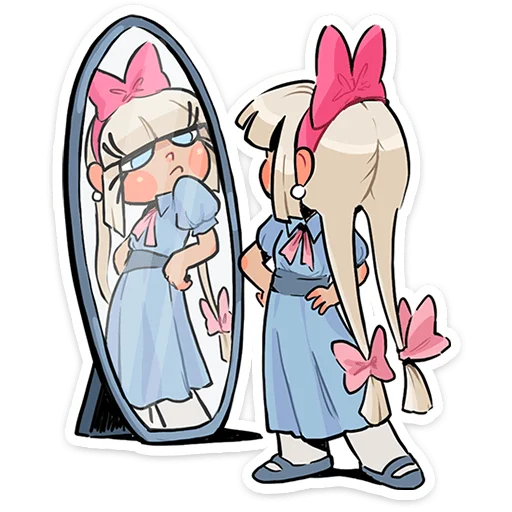 🪞 Стикер «Дед Мороз и Снегурочка» для Telegram