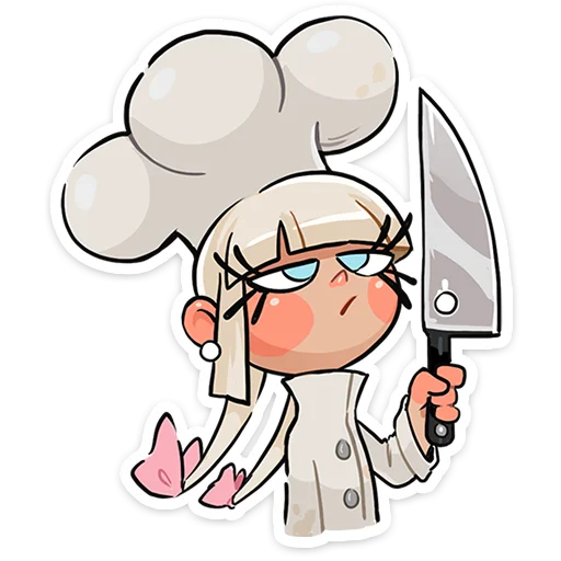 🔪 Стикер «Дед Мороз и Снегурочка» для Telegram